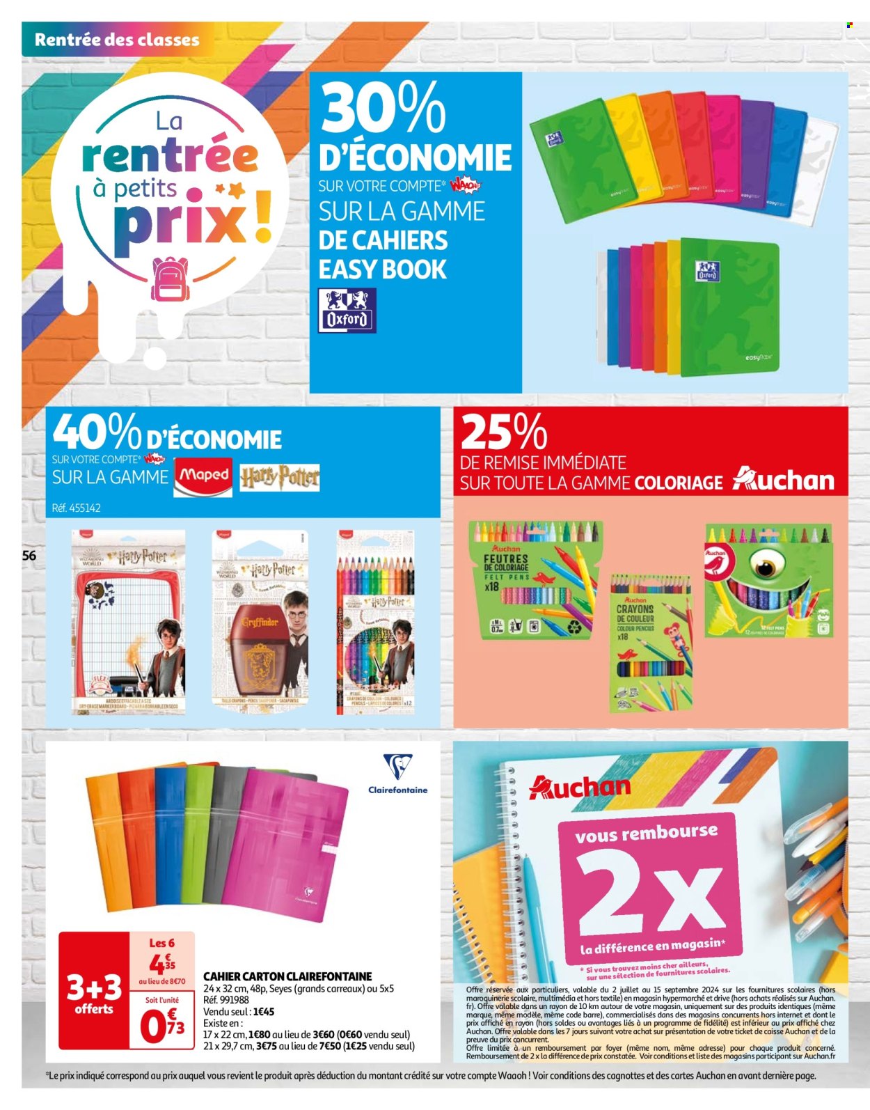 Catalogue Auchan - 16/07/2024 - 22/07/2024. Page 56