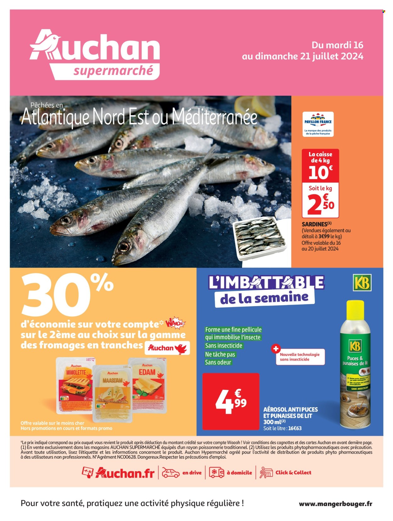 Catalogue Auchan - 16/07/2024 - 21/07/2024. Page 1