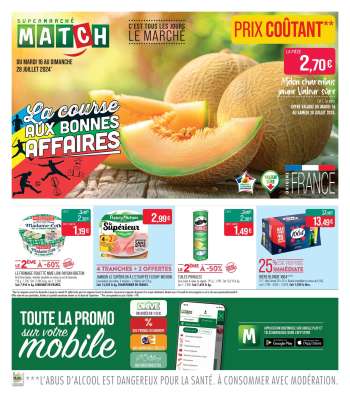 Catalogue Supermarché Match - 16/07/2024 - 28/07/2024.