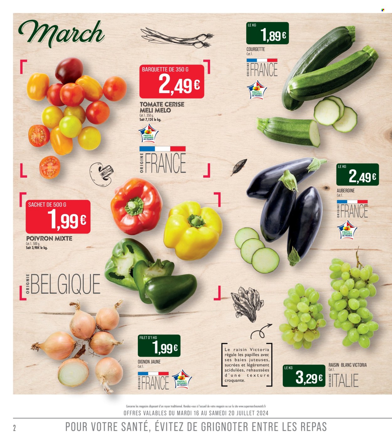 Catalogue Supermarché Match - 16/07/2024 - 28/07/2024. Page 2