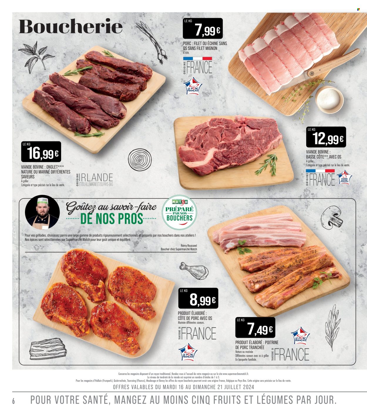 Catalogue Supermarché Match - 16/07/2024 - 28/07/2024. Page 6
