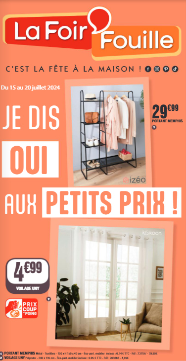 Catalogue La Foir'Fouille - 15/07/2024 - 20/07/2024. Page 1