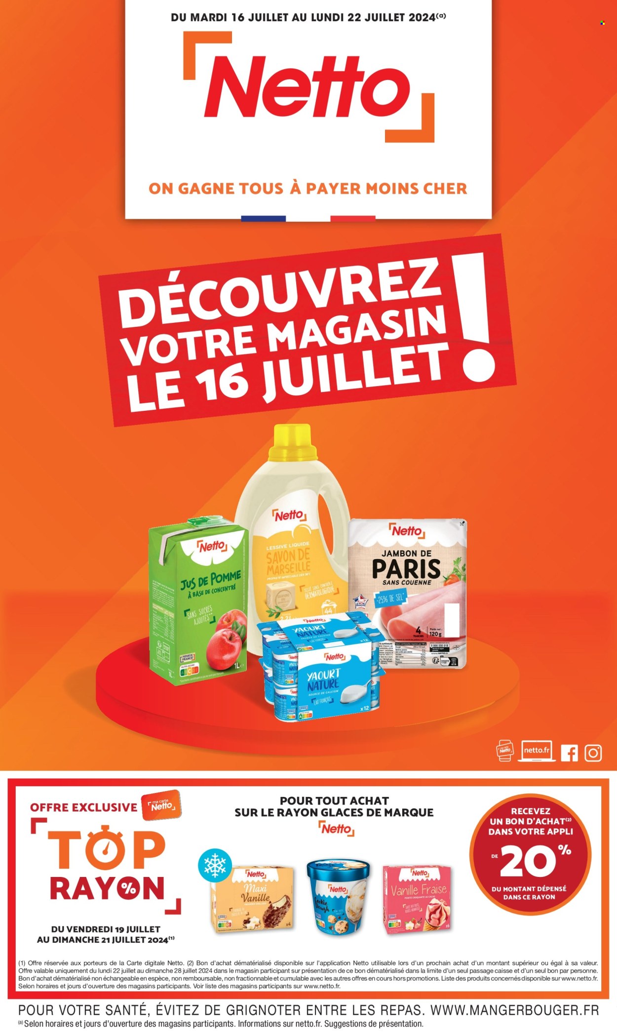 Catalogue Netto - 16/07/2024 - 22/07/2024. Page 1