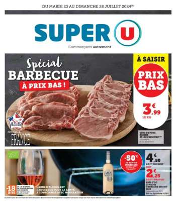 Catalogue SUPER U - 23/07/2024 - 28/07/2024.
