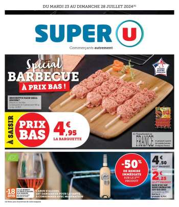 Catalogue SUPER U - 23/07/2024 - 28/07/2024.