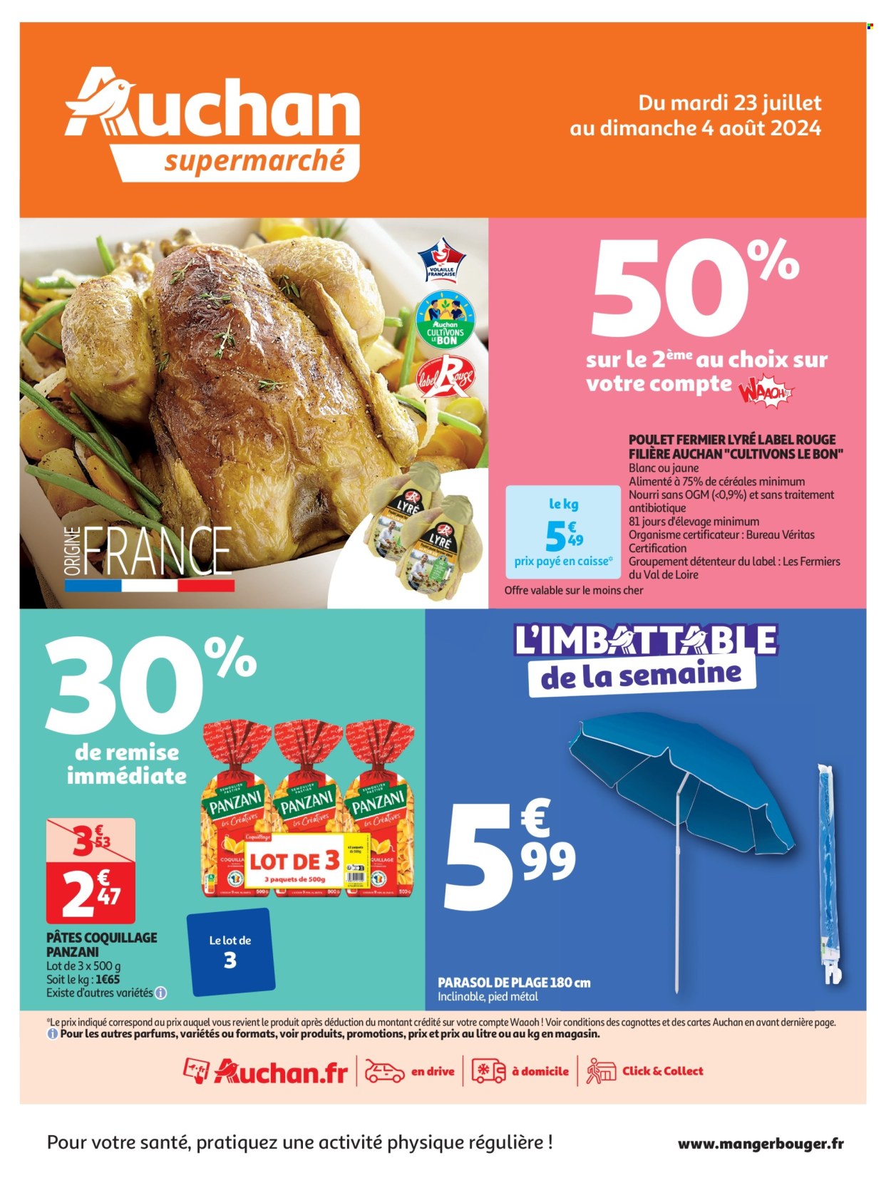 Catalogue Auchan - 23/07/2024 - 04/08/2024. Page 1