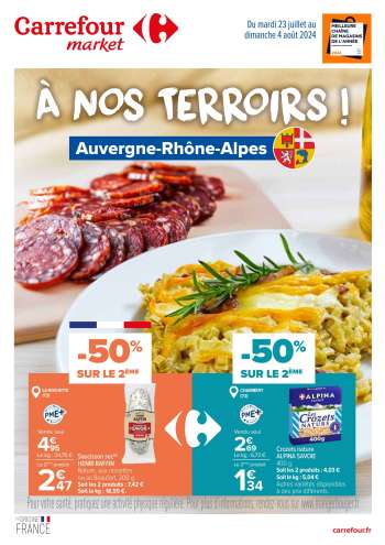Catalogue Carrefour Market - 23/07/2024 - 04/08/2024.