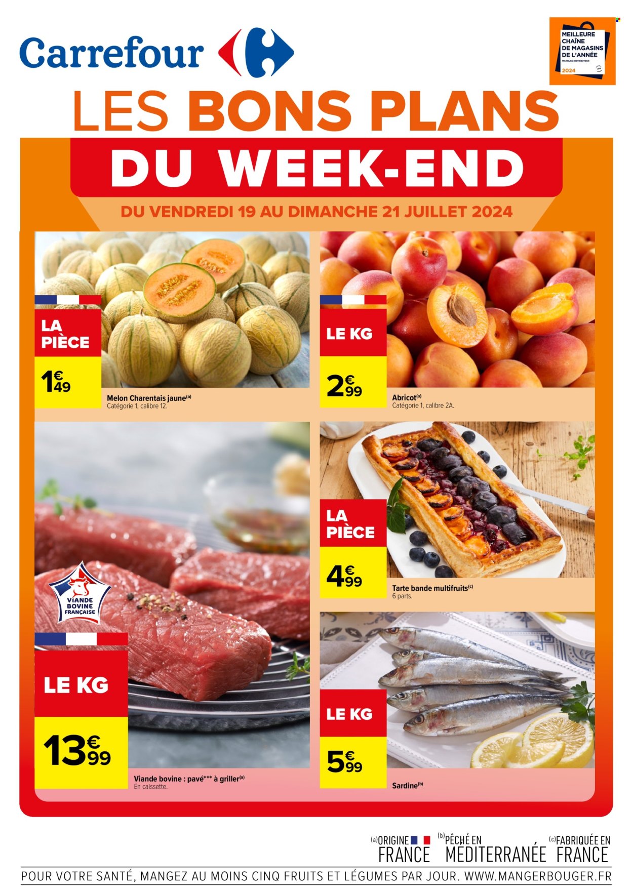 Catalogue Carrefour Hypermarchés - 19/07/2024 - 21/07/2024. Page 1