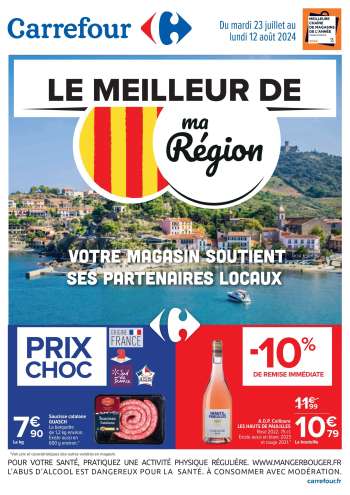 Catalogue Carrefour Hypermarchés - 23/07/2024 - 12/08/2024.