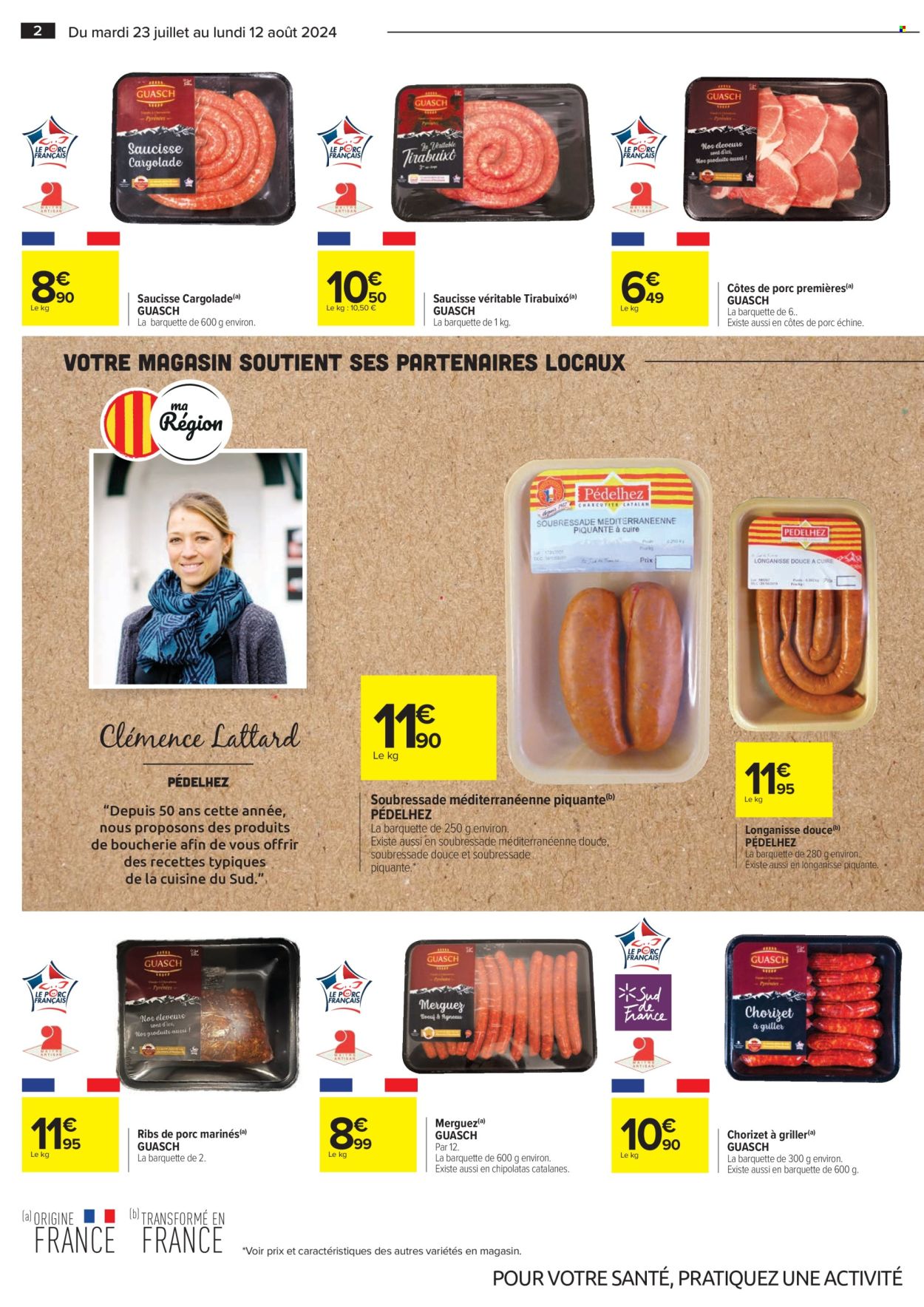 Catalogue Carrefour Hypermarchés - 23/07/2024 - 12/08/2024. Page 2