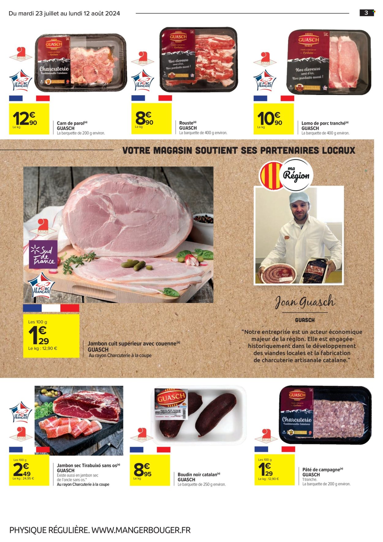 Catalogue Carrefour Hypermarchés - 23/07/2024 - 12/08/2024. Page 3