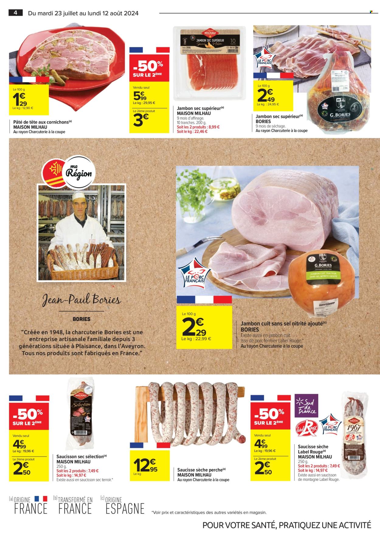 Catalogue Carrefour Hypermarchés - 23/07/2024 - 12/08/2024. Page 4