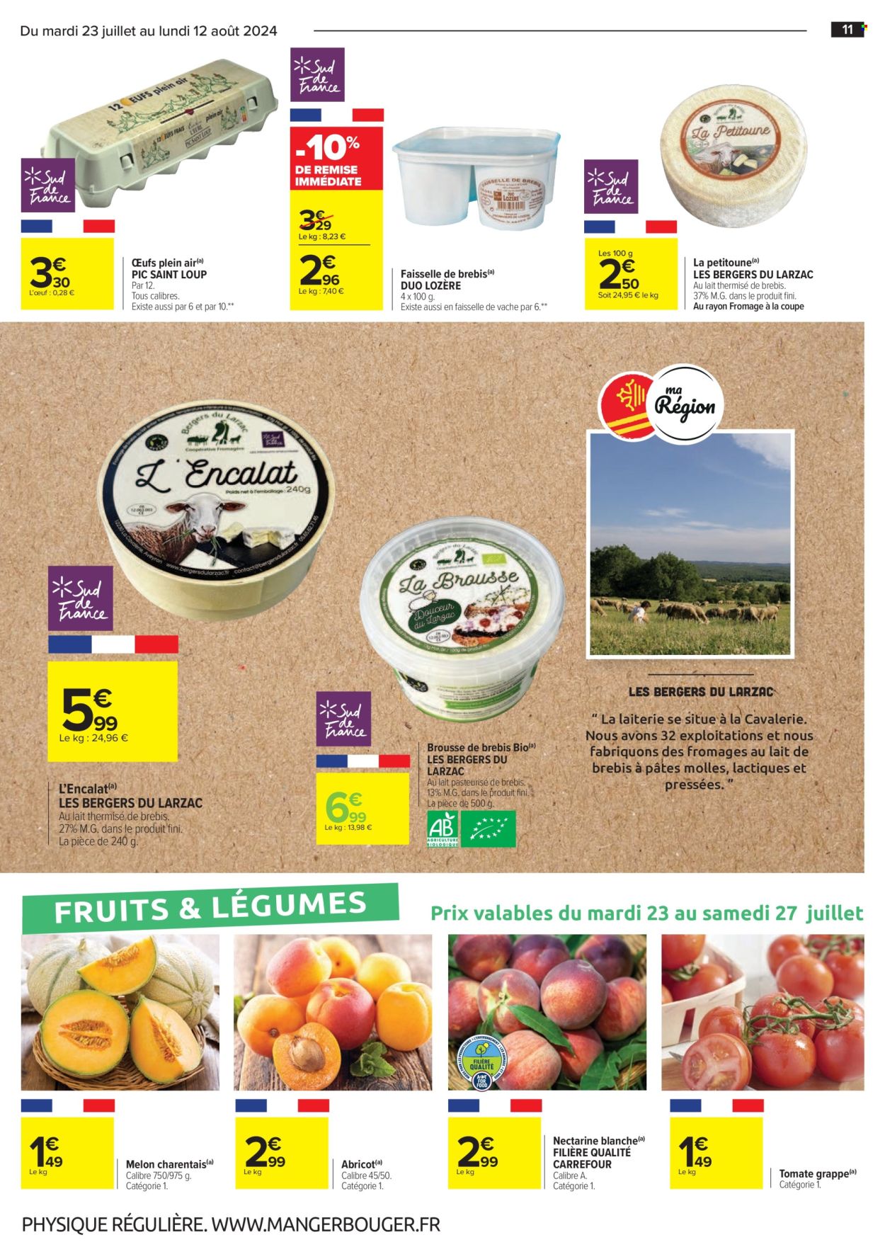 Catalogue Carrefour Hypermarchés - 23/07/2024 - 12/08/2024. Page 11