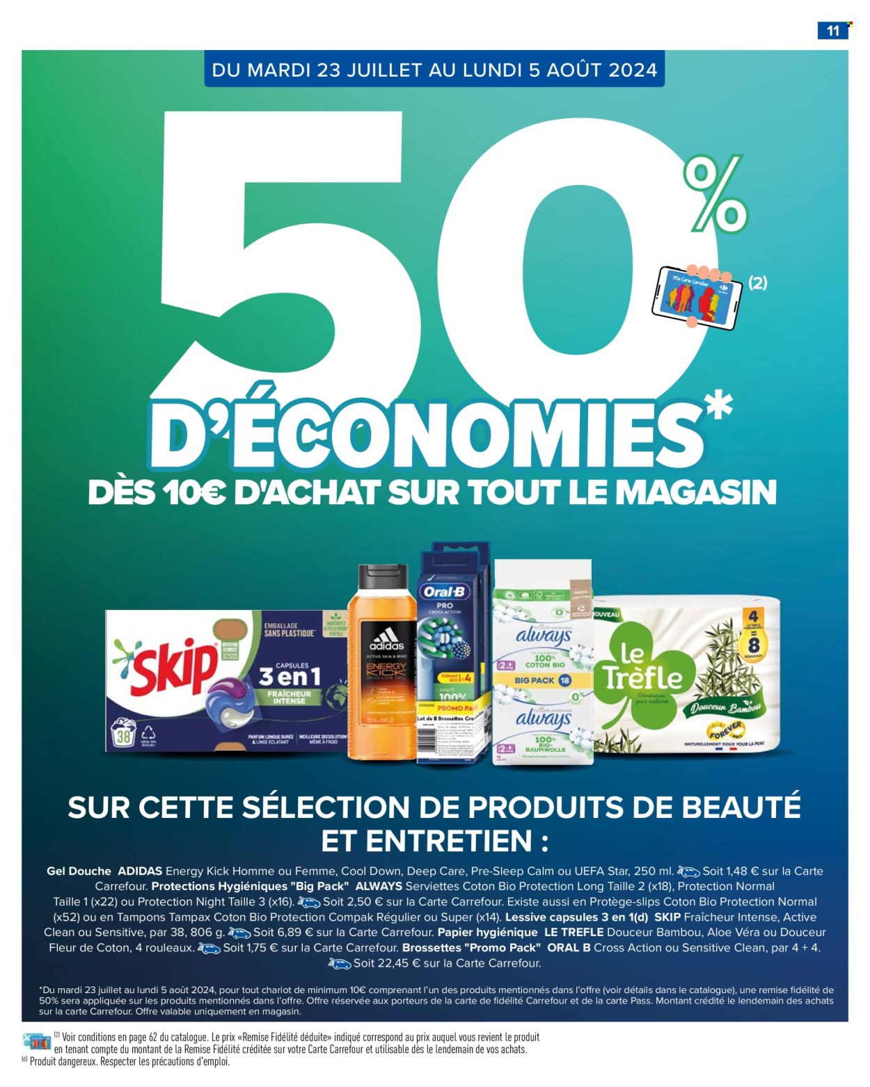 Catalogue Carrefour Hypermarchés - 23/07/2024 - 05/08/2024. Page 13