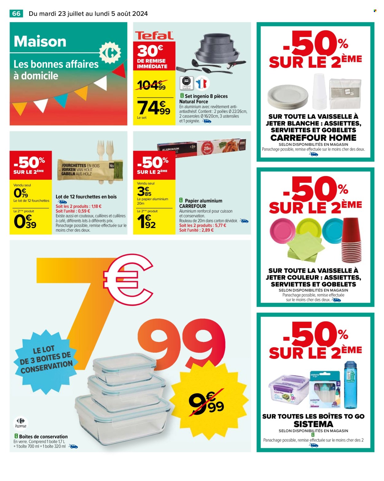 Catalogue Carrefour Hypermarchés - 23/07/2024 - 05/08/2024. Page 68
