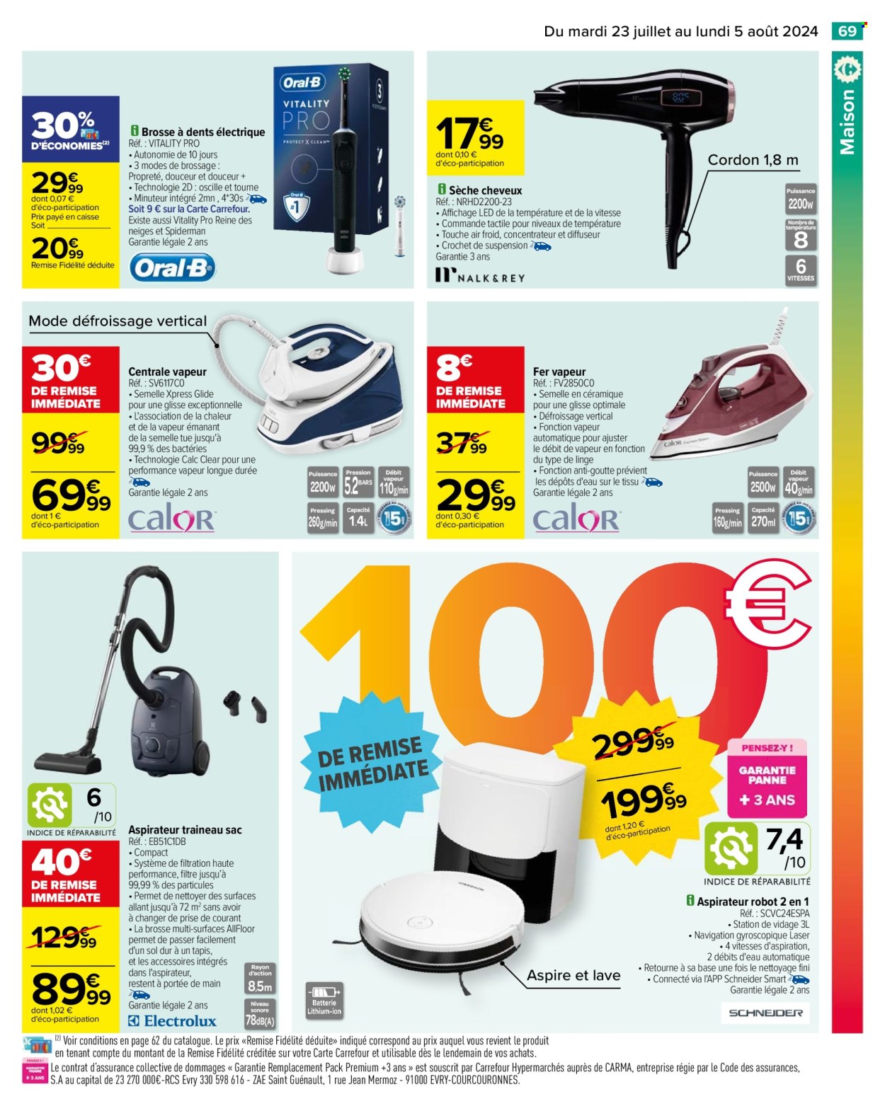 Catalogue Carrefour Hypermarchés - 23/07/2024 - 05/08/2024. Page 71
