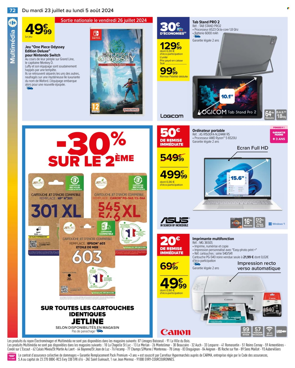 Catalogue Carrefour Hypermarchés - 23/07/2024 - 05/08/2024. Page 74