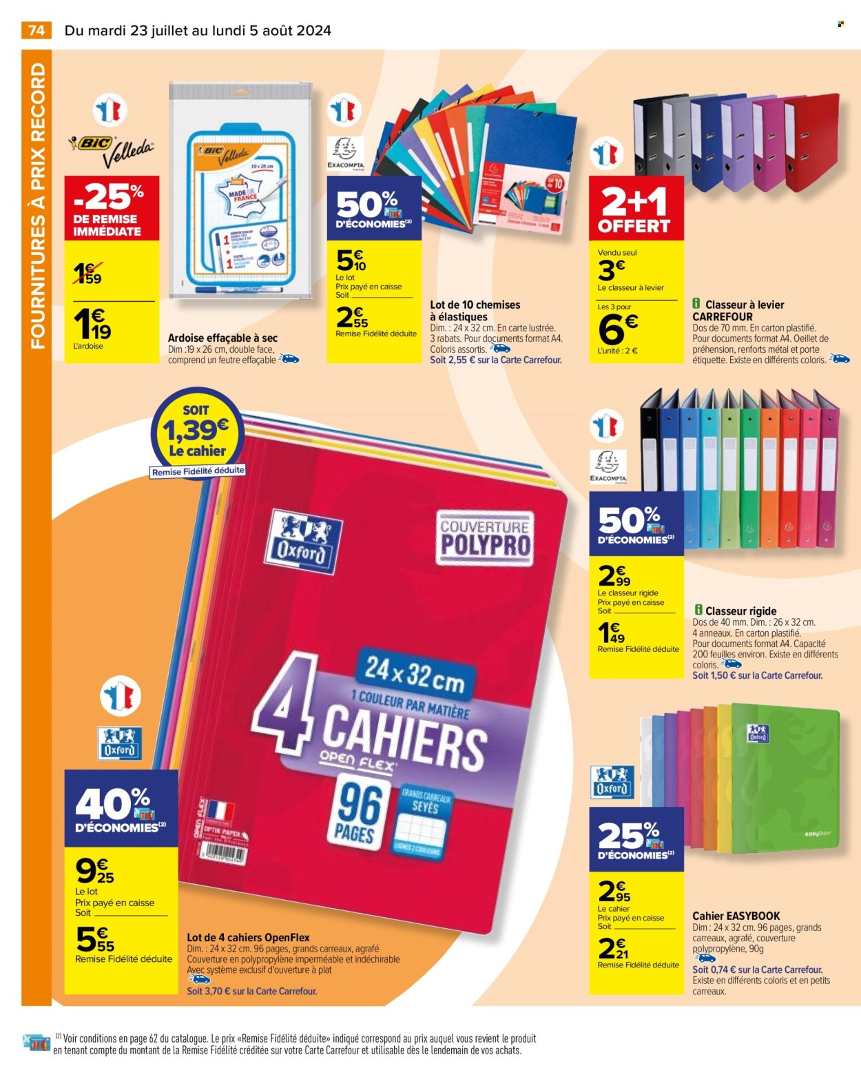 Catalogue Carrefour Hypermarchés - 23/07/2024 - 05/08/2024. Page 76
