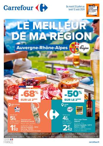 Catalogue Carrefour Hypermarchés - 23/07/2024 - 12/08/2024.