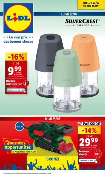 Catalogue Lidl - 22/07/2024 - 25/07/2024.