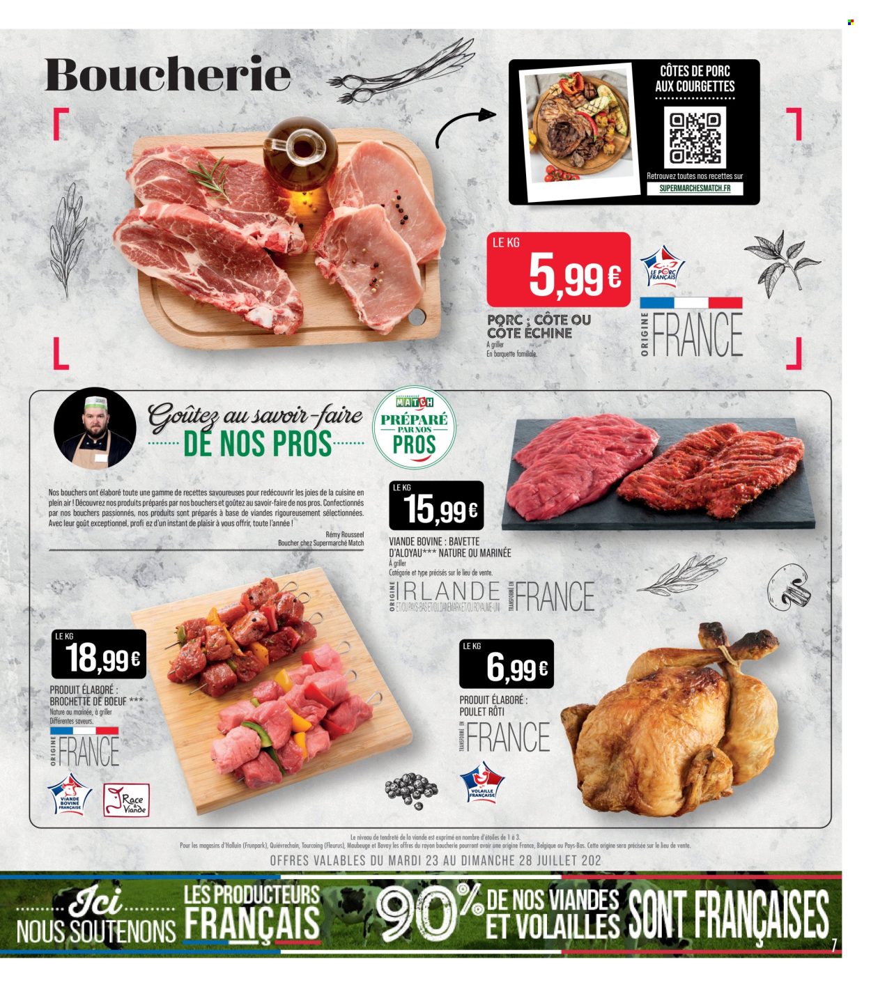 Catalogue Supermarché Match - 23/07/2024 - 04/08/2024. Page 7