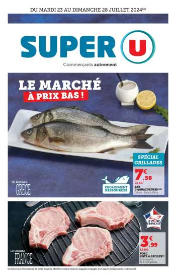Catalogue SUPER U - 23/07/2024 - 28/07/2024.