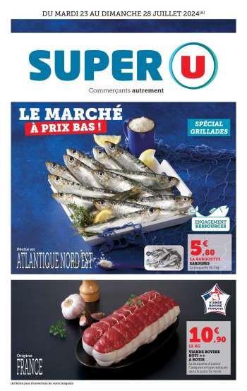 Catalogue SUPER U - 23/07/2024 - 28/07/2024.