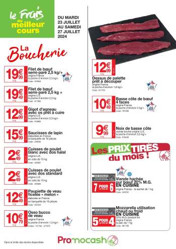 Catalogue Promocash - 23/07/2024 - 27/07/2024.