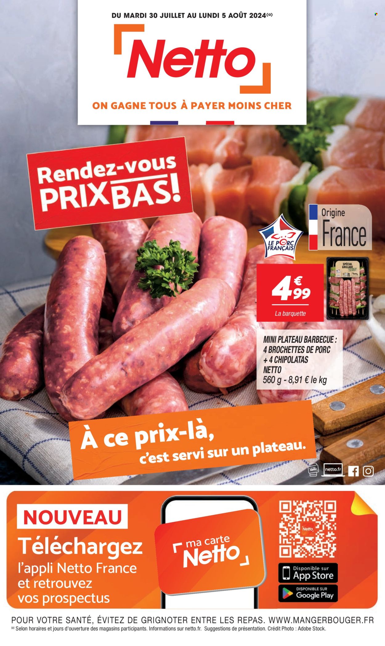 Catalogue Netto - 30/07/2024 - 05/08/2024. Page 1