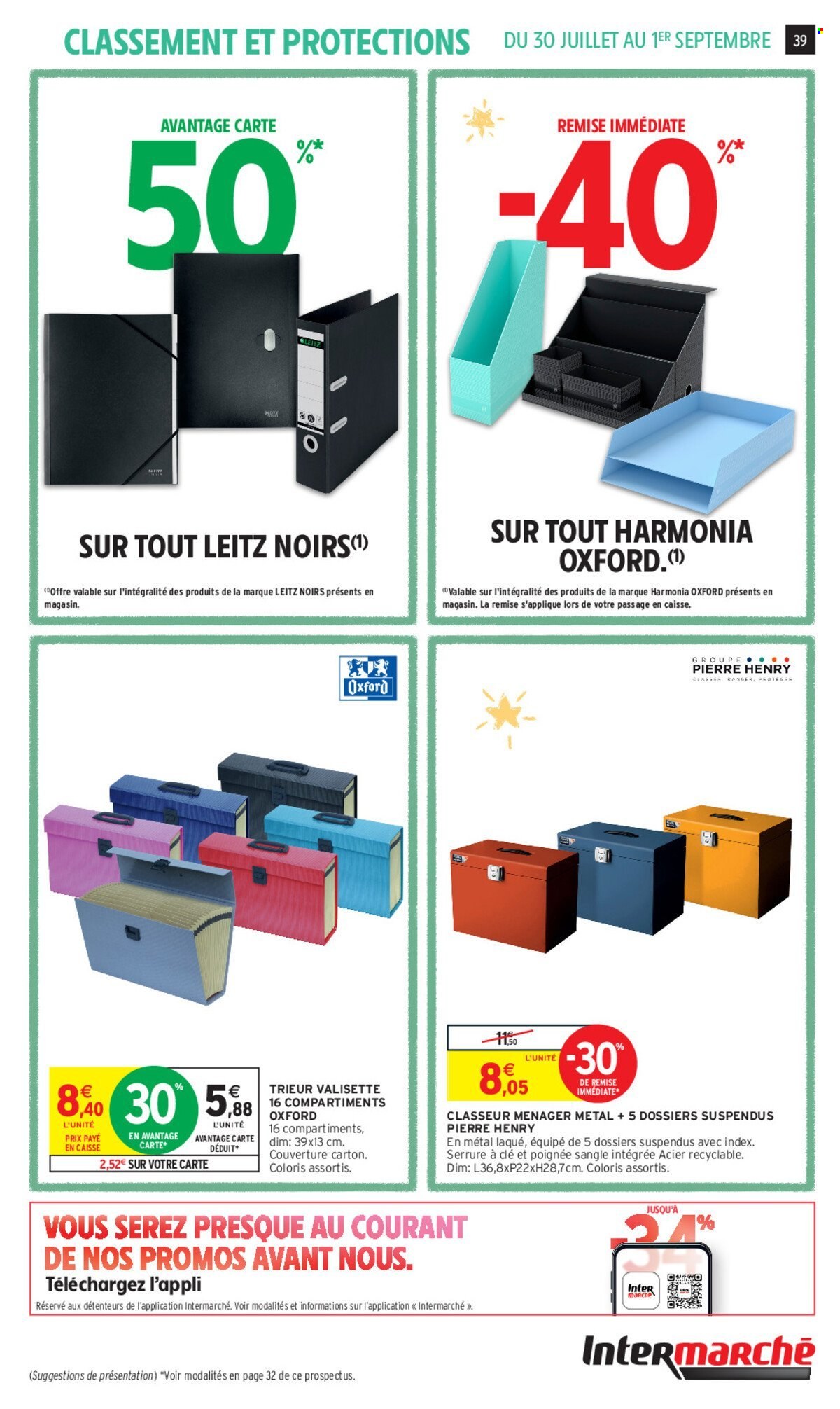 Catalogue Intermarché - 30/07/2024 - 01/09/2024. Page 39