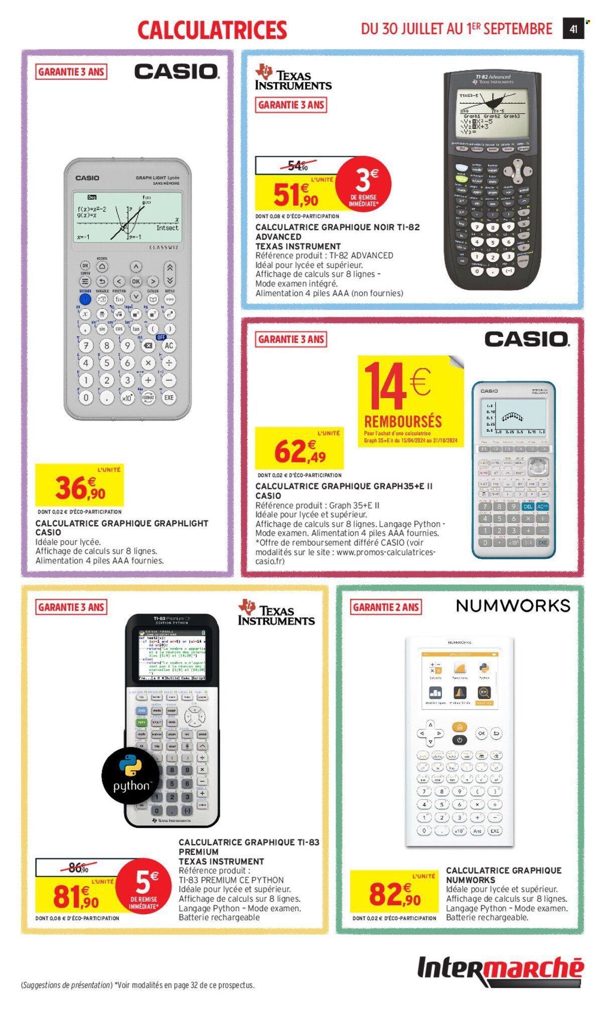 Catalogue Intermarché - 30/07/2024 - 01/09/2024. Page 41