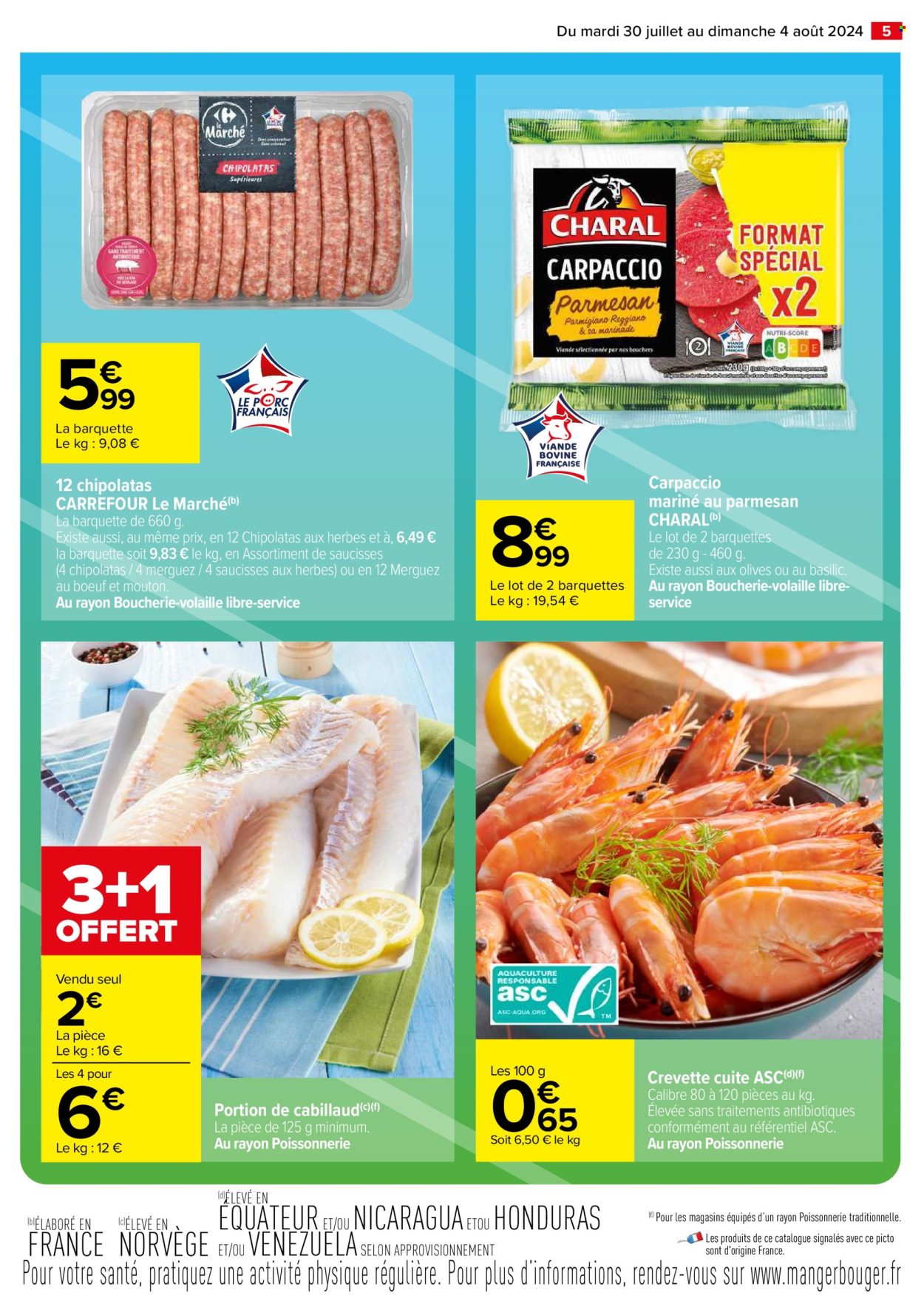 Catalogue Carrefour Market - 30/07/2024 - 11/08/2024. Page 5