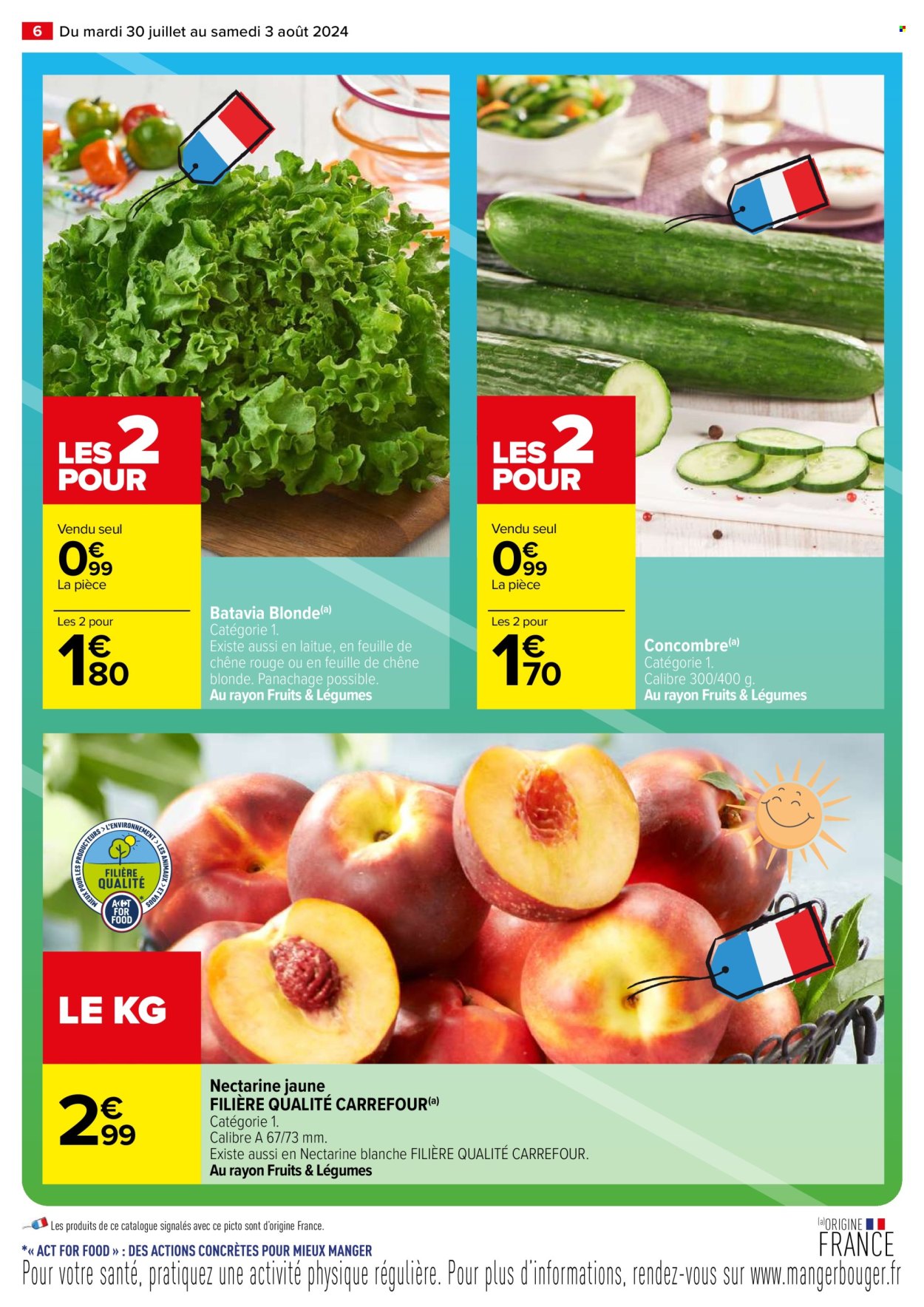 Catalogue Carrefour Market - 30/07/2024 - 11/08/2024. Page 6