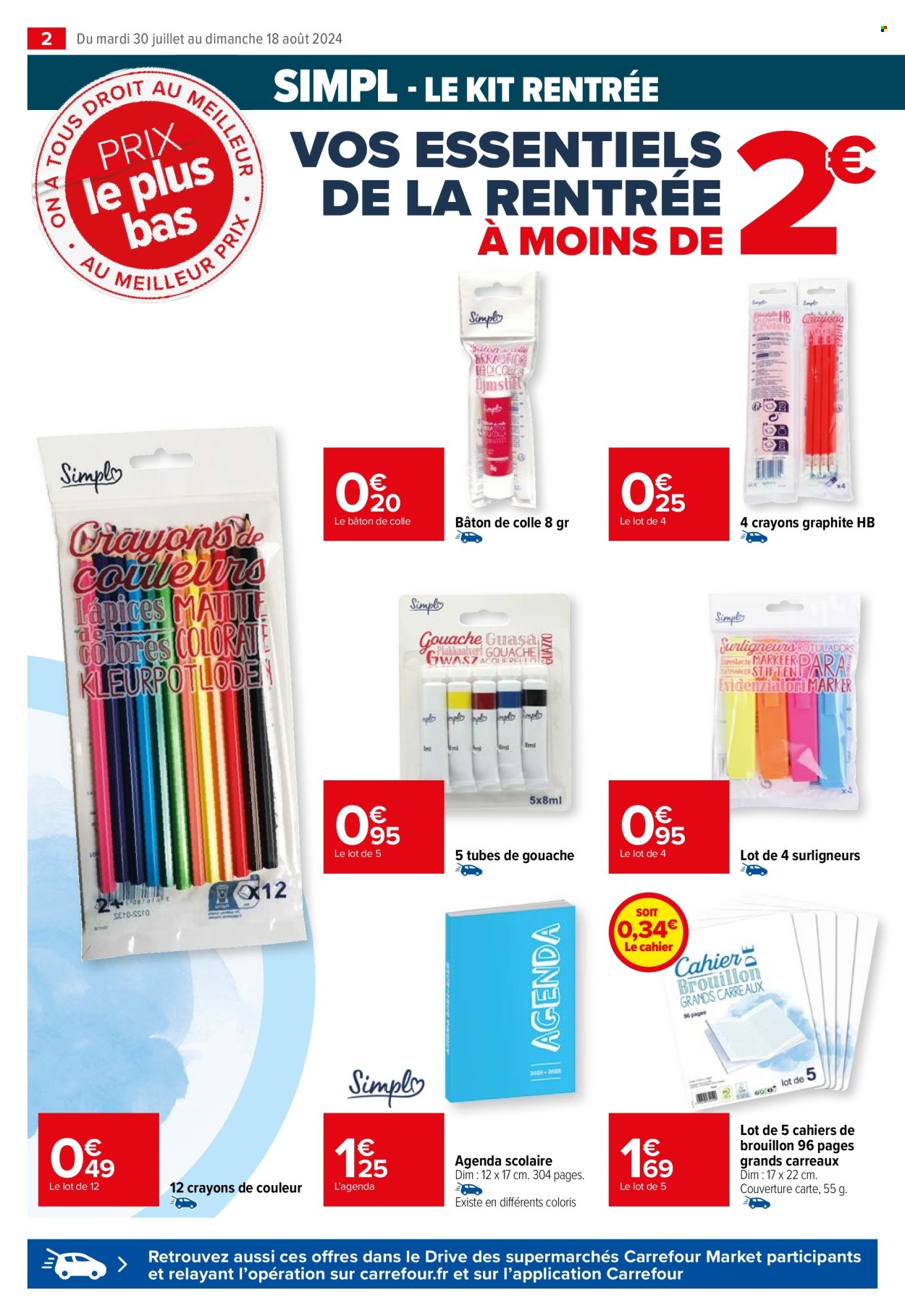 Catalogue Carrefour Market - 30/07/2024 - 18/08/2024. Page 4