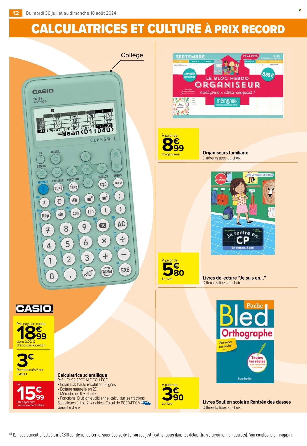 Catalogue Carrefour Market - 30/07/2024 - 18/08/2024. Page 14