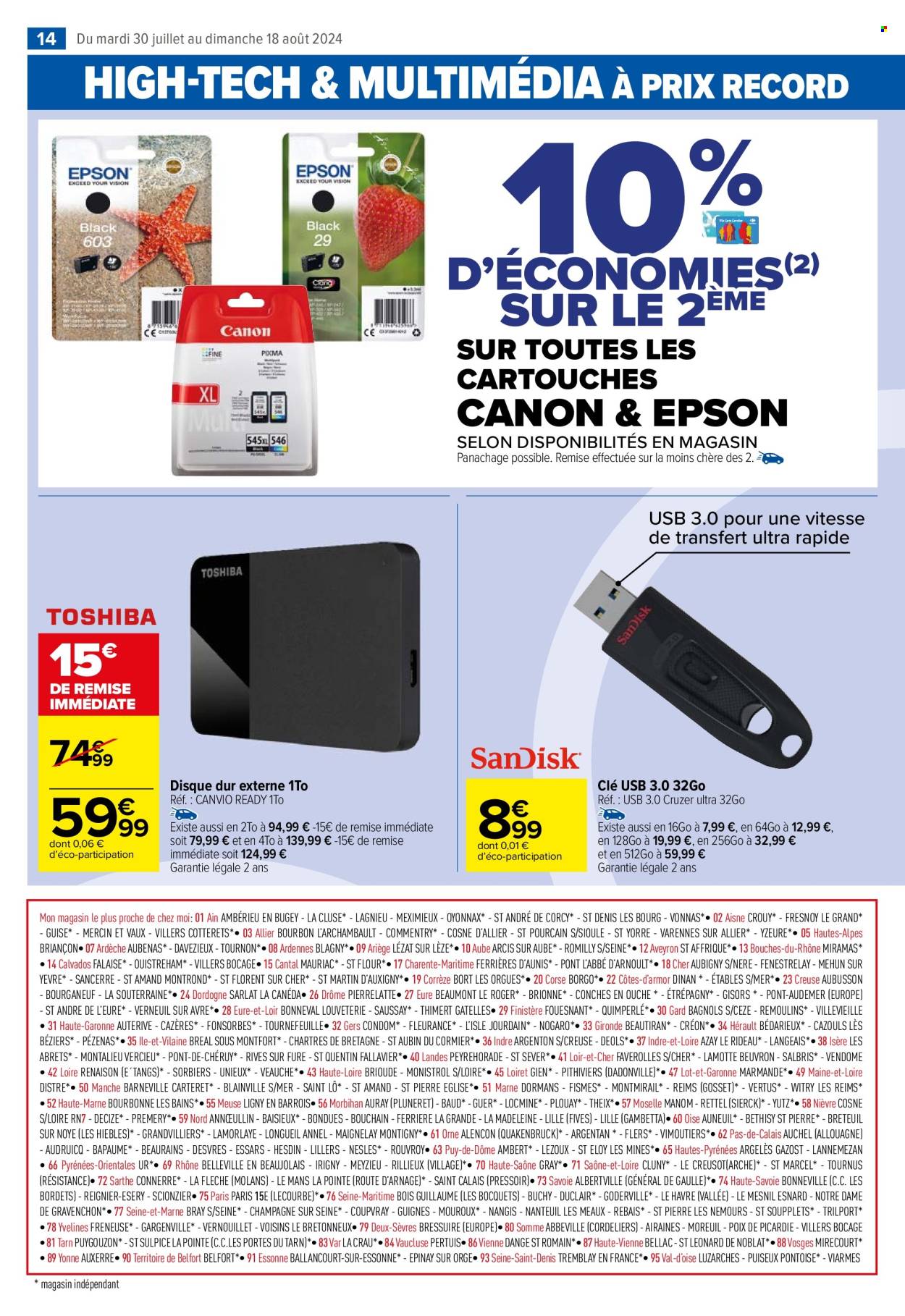 Catalogue Carrefour Market - 30/07/2024 - 18/08/2024. Page 16