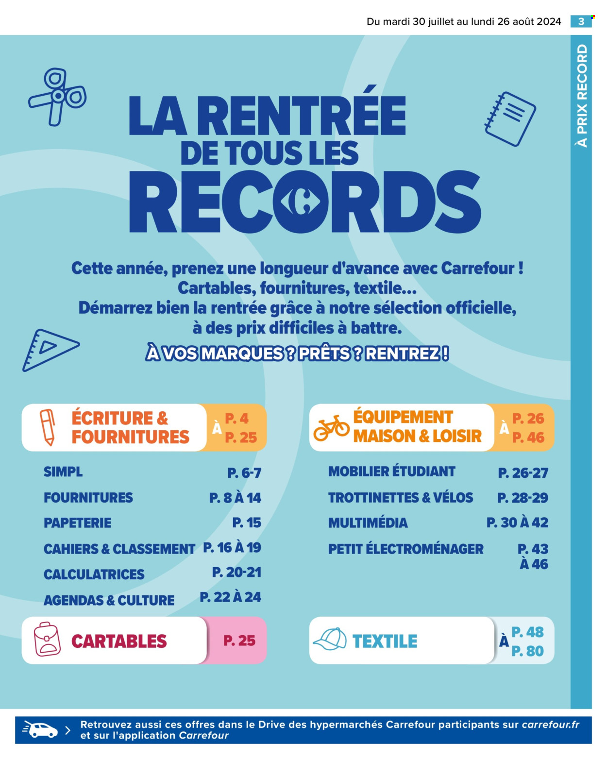 Catalogue Carrefour Hypermarchés - 30/07/2024 - 26/08/2024. Page 5
