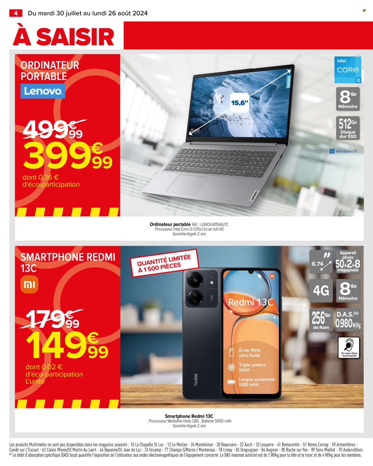 Catalogue Carrefour Hypermarchés - 30/07/2024 - 26/08/2024. Page 6