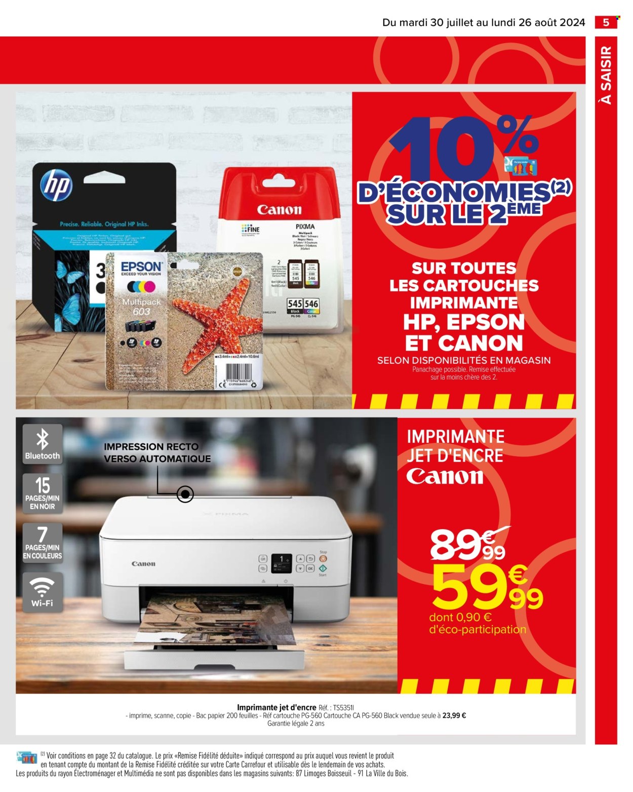 Catalogue Carrefour Hypermarchés - 30/07/2024 - 26/08/2024. Page 7