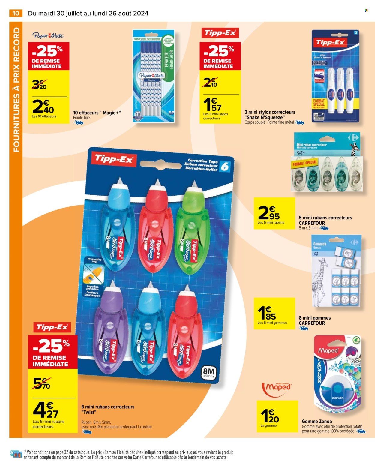 Catalogue Carrefour Hypermarchés - 30/07/2024 - 26/08/2024. Page 12