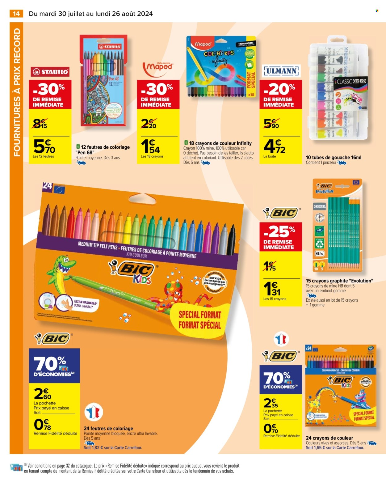 Catalogue Carrefour Hypermarchés - 30/07/2024 - 26/08/2024. Page 16