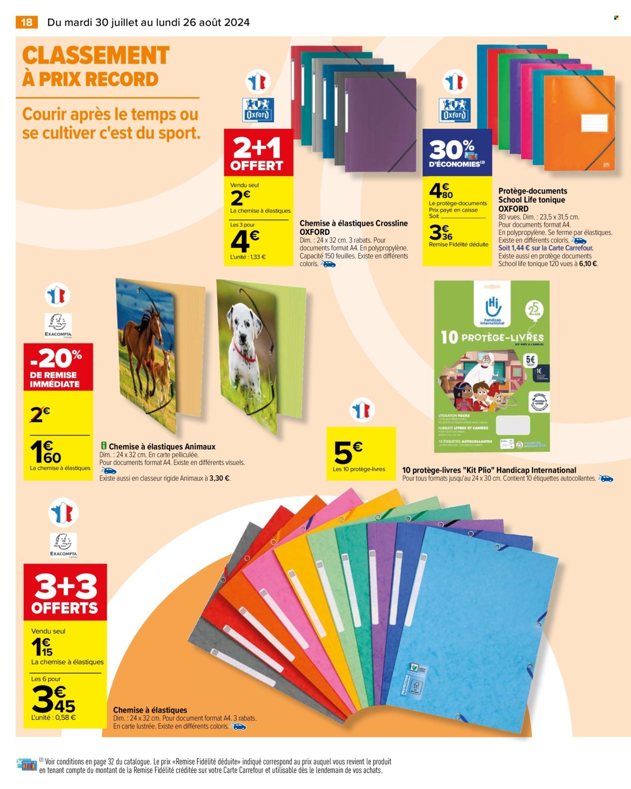 Catalogue Carrefour Hypermarchés - 30/07/2024 - 26/08/2024. Page 20