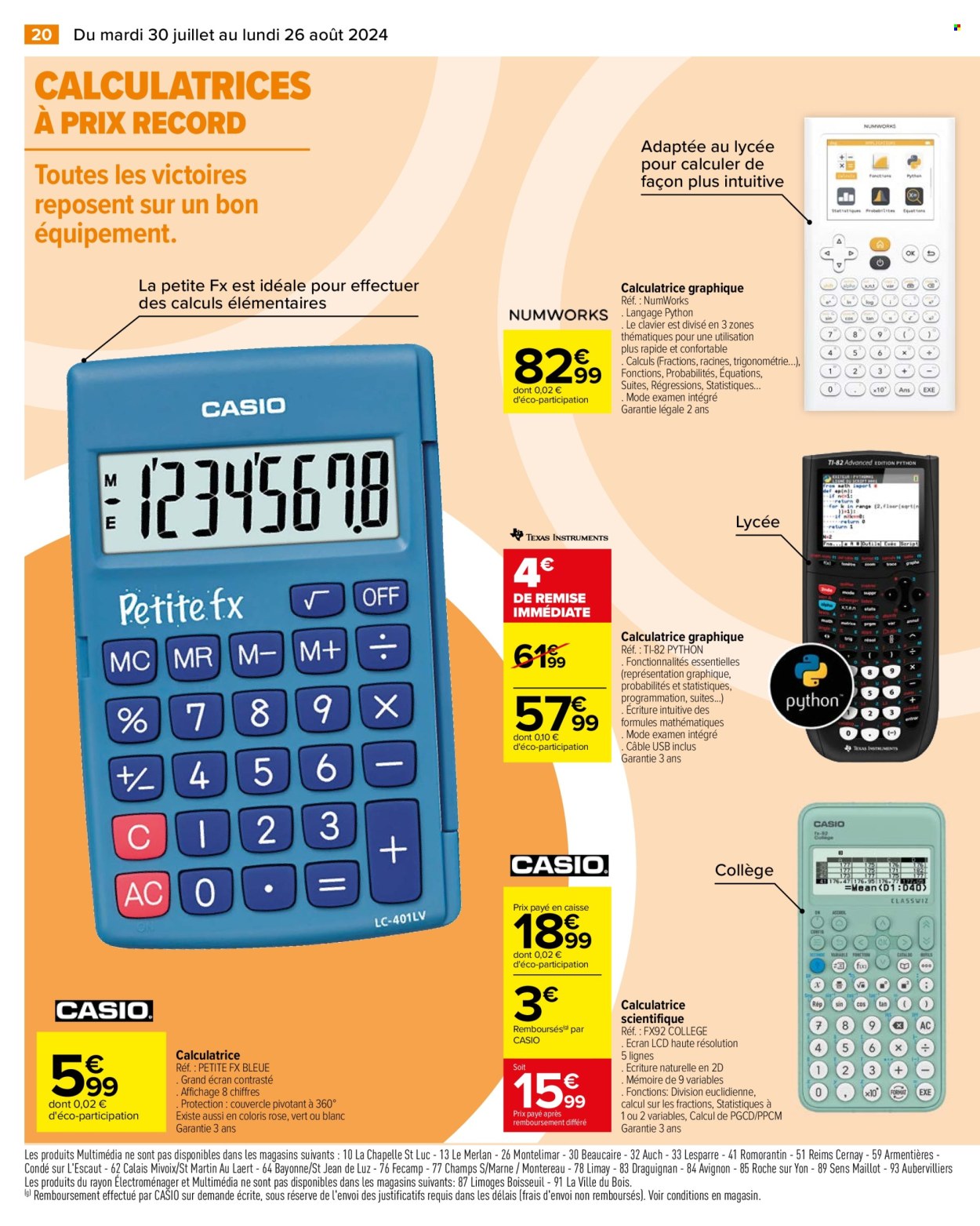 Catalogue Carrefour Hypermarchés - 30/07/2024 - 26/08/2024. Page 22