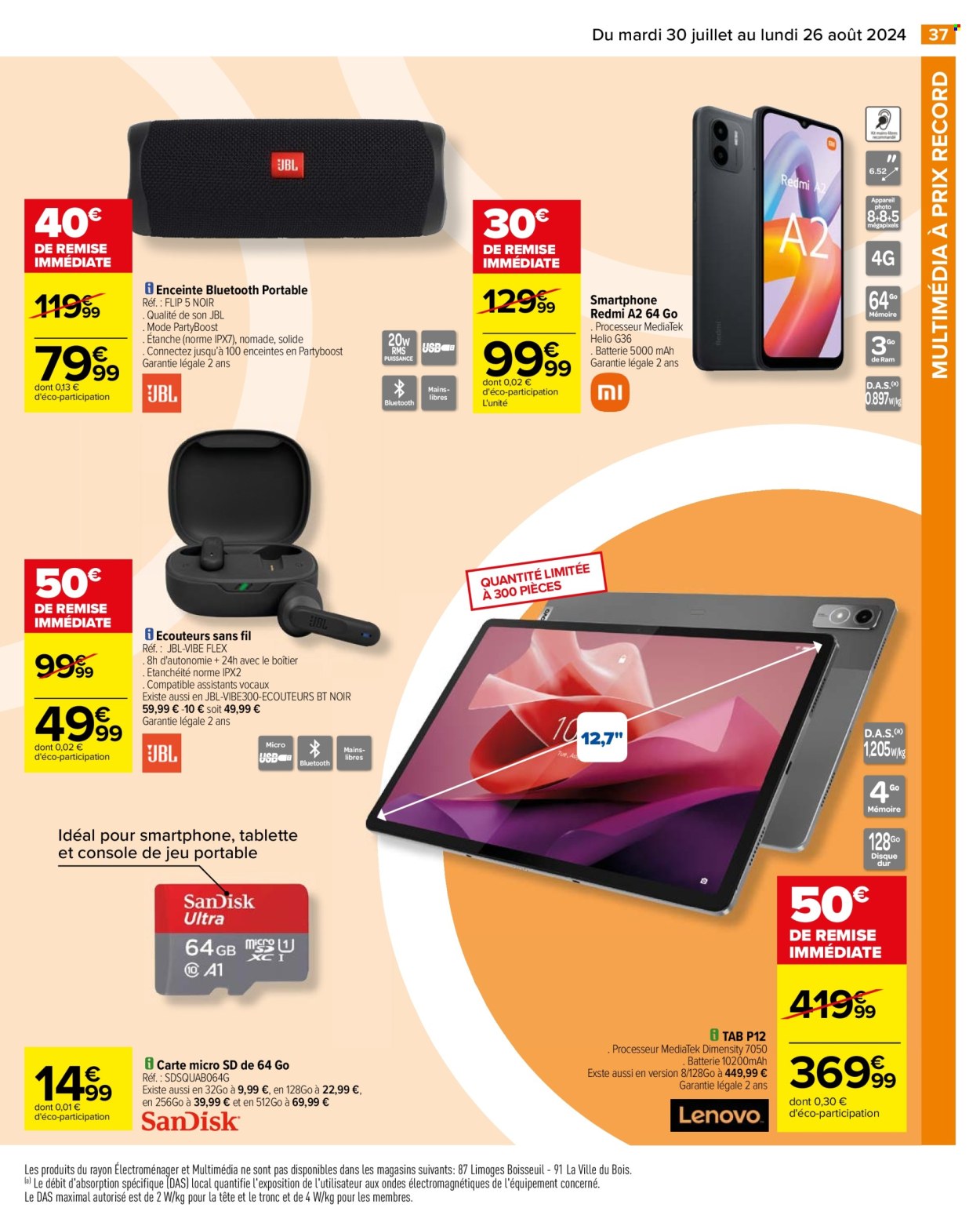 Catalogue Carrefour Hypermarchés - 30/07/2024 - 26/08/2024. Page 39