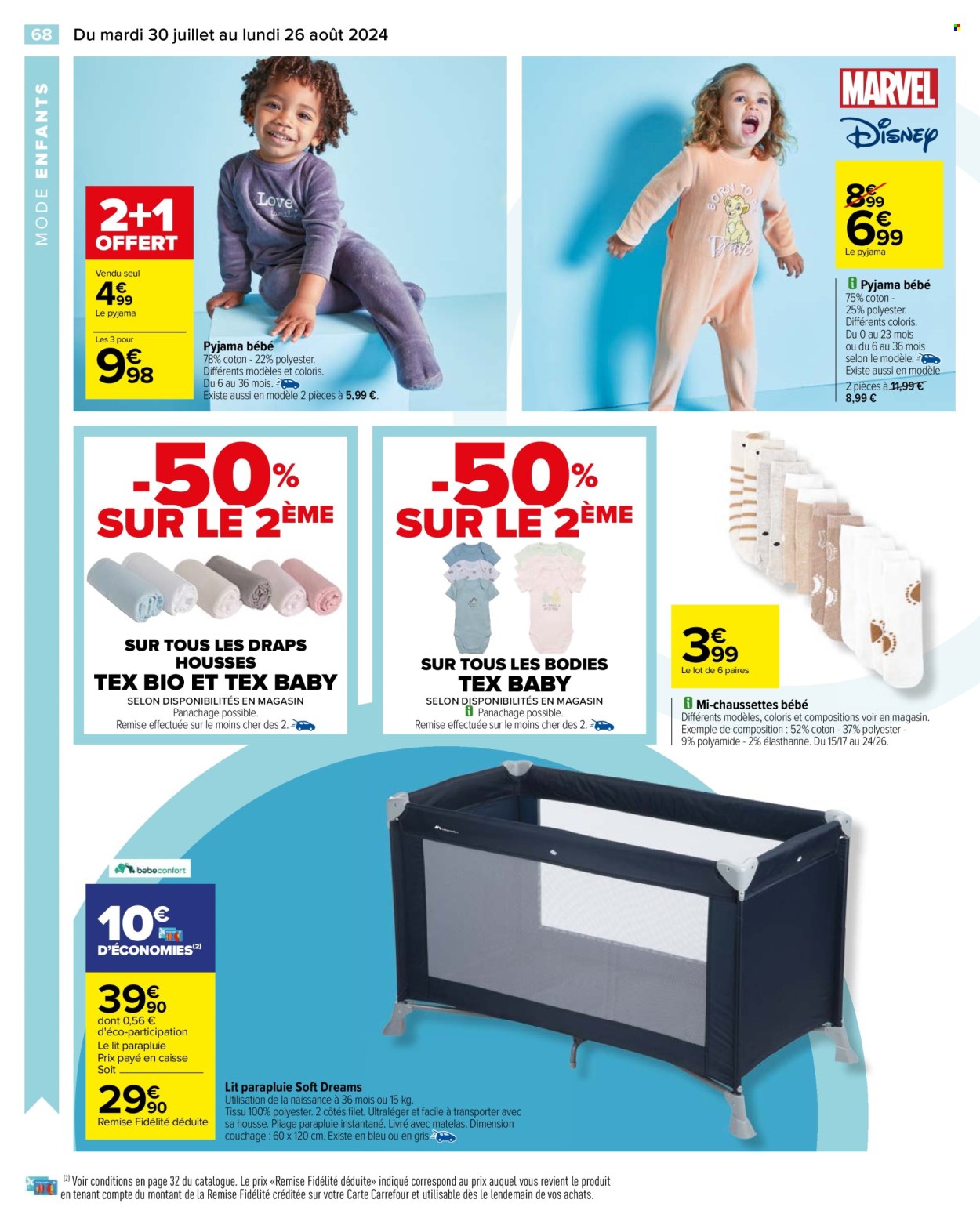 Catalogue Carrefour Hypermarchés - 30/07/2024 - 26/08/2024. Page 70