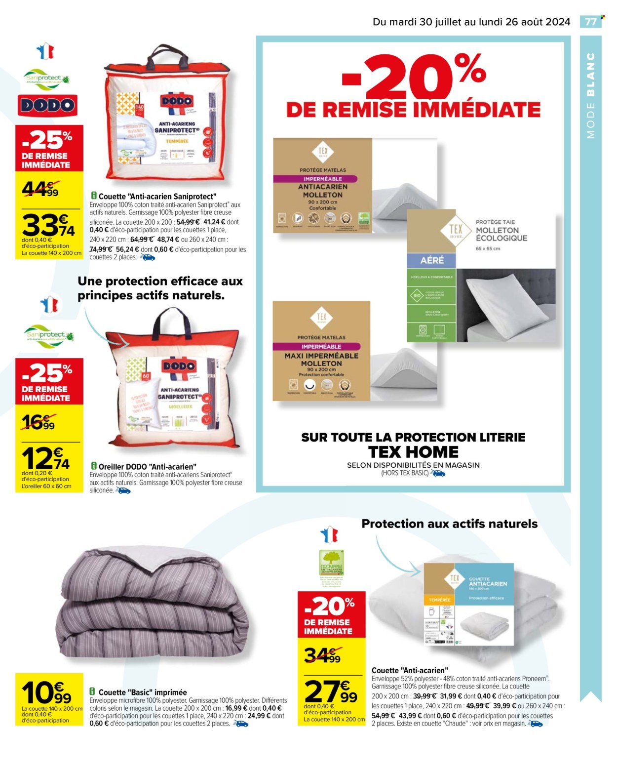 Catalogue Carrefour Hypermarchés - 30/07/2024 - 26/08/2024. Page 79