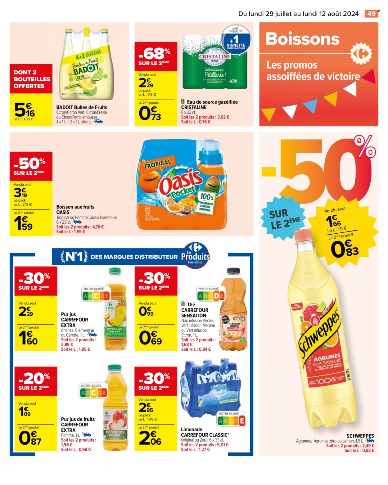 Catalogue Carrefour Hypermarchés - 29/07/2024 - 12/08/2024. Page 51