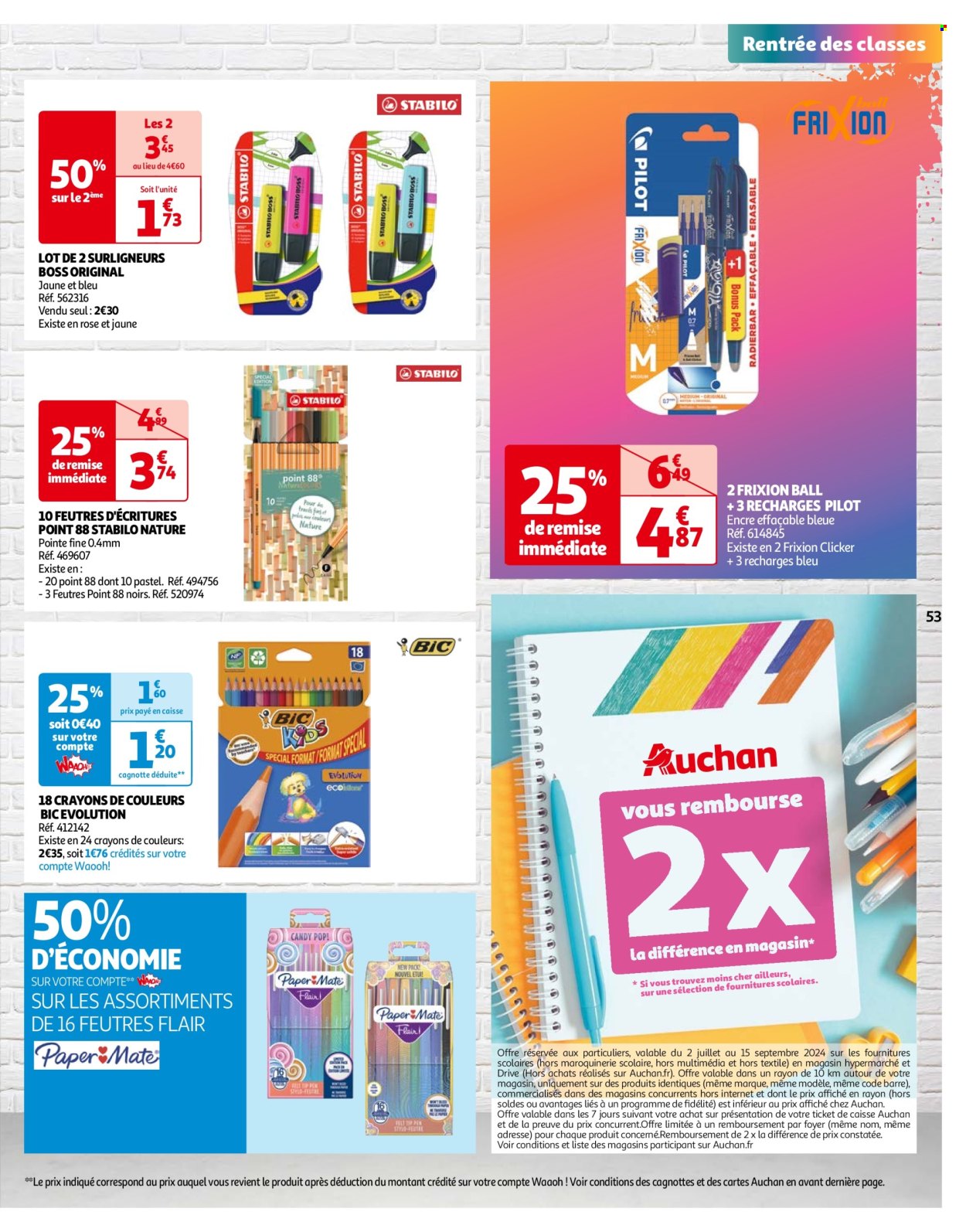Catalogue Auchan - 30/07/2024 - 05/08/2024. Page 53