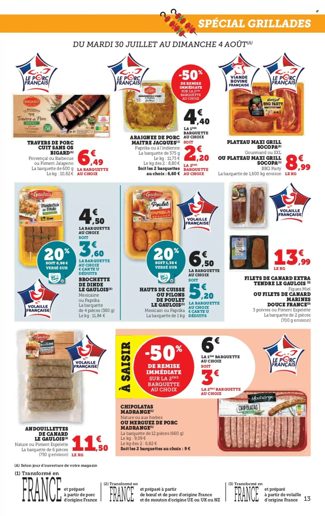 Catalogue SUPER U - 30/07/2024 - 11/08/2024. Page 13