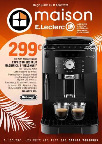 Catalogue E.Leclerc - 30/07/2024 - 11/08/2024.